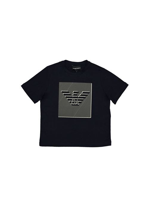 T-shirt, bambino, logata. EMPORIO ARMANI | 3D4TJR 3J51Z0920